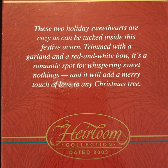 Sweetheart Mice and Grandparents Heirloom Collection Christmas Ornament #9 - Picture 2 of 5